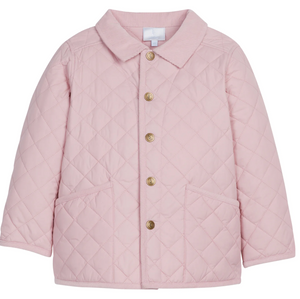 Classic Quilted Jacket- Dusty Pink