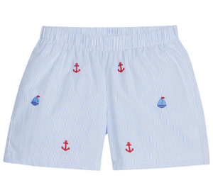 Embroidered Basic Short- Nautical