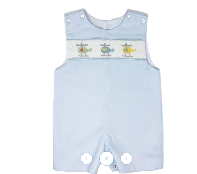 Pete Helicopter Smocked Shortall