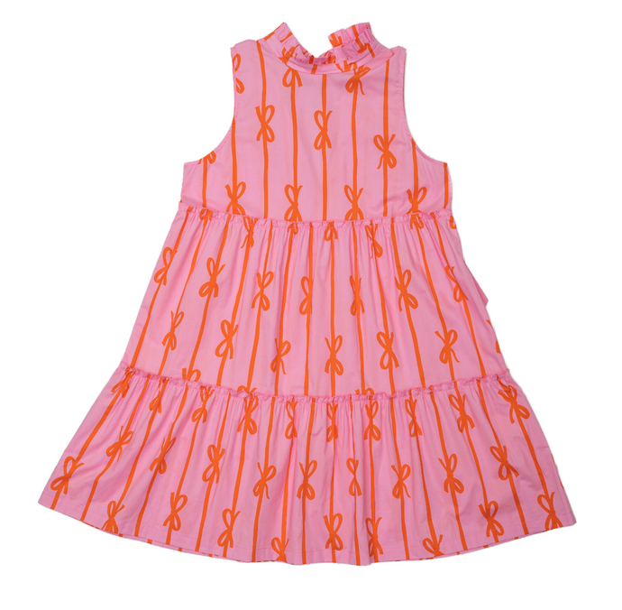 Addison Pink Bow Dress
