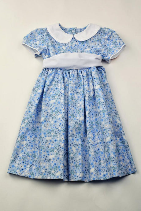 Bunny Print Waistline Dress