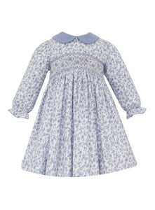 Valentina French Blue Floral Print Float
