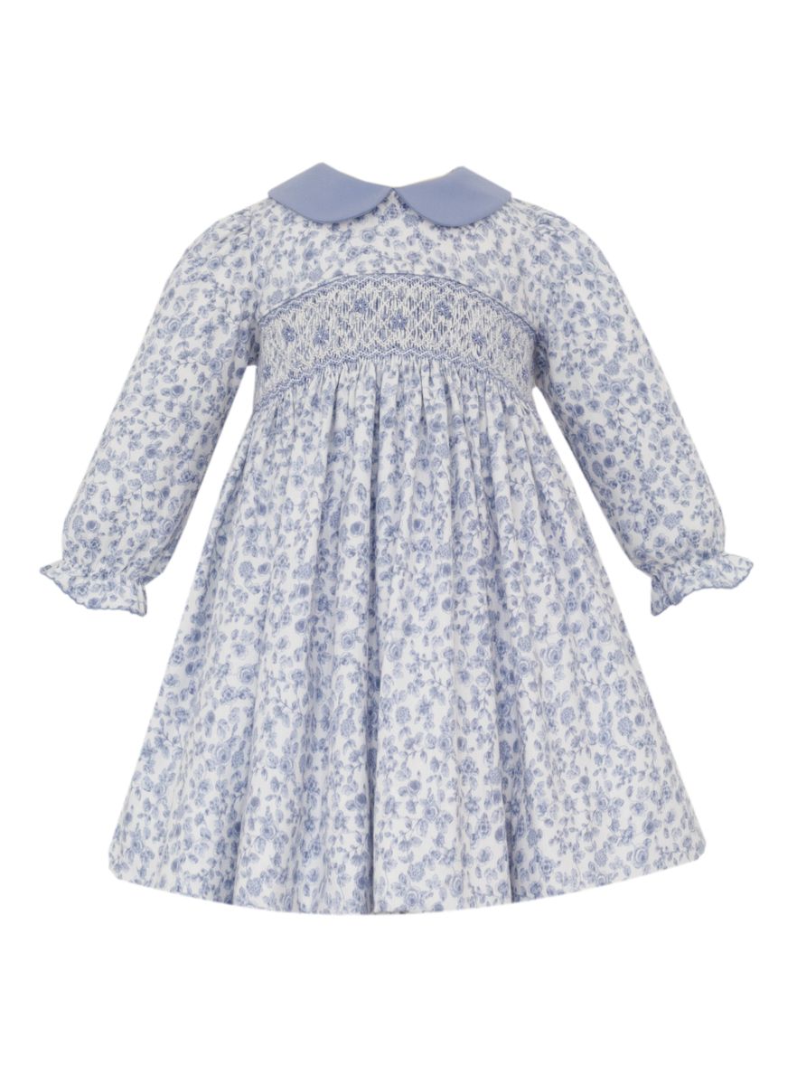 Valentina French Blue Floral Print Float