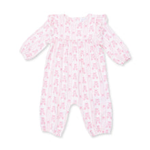 Ballet Shoes Ribbon Stripe - Ruffle Sleeve Snap Romper