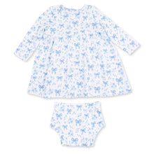 Blue Bows and Flowers - Bloomer Set