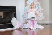 Pink and Green Holiday Toile Legging Set