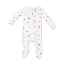 Mini Basketballs 2 Way Zipper Footie