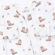 Mini Cowboy Boots 2 Way Zipper Footie