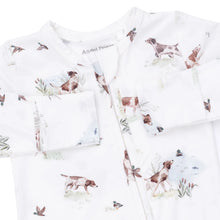 Pointer Pups and Duck Buddies Way Zipper Footie
