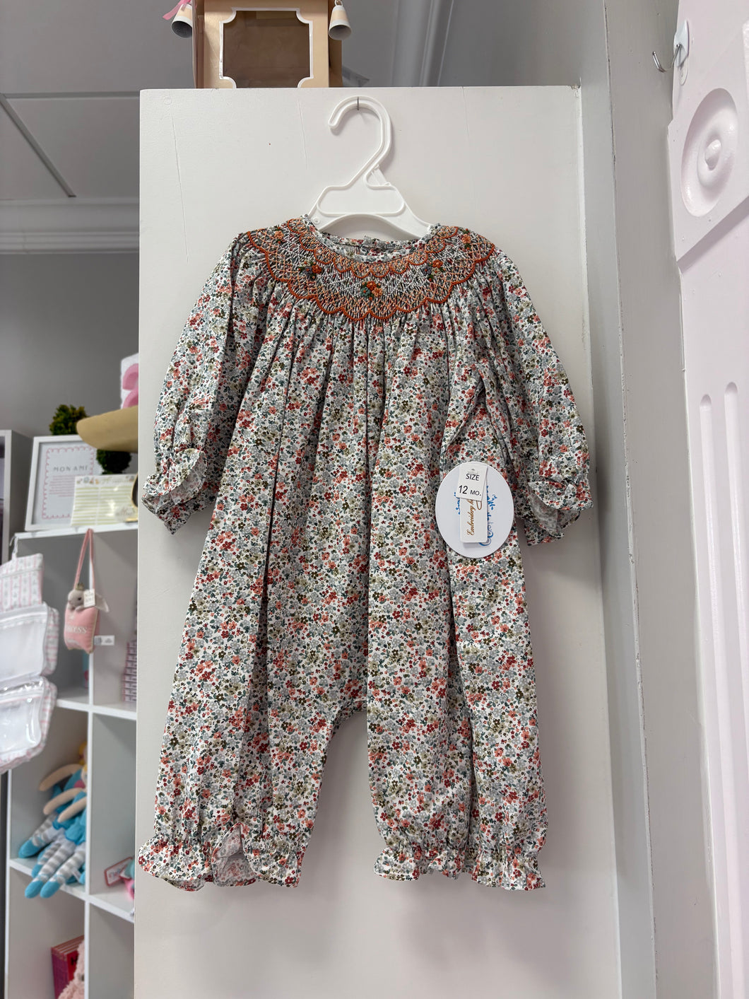 Autumn Glow Smocked Bubble