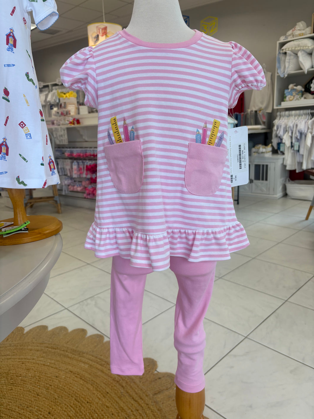 Pink Pencil Legging Set
