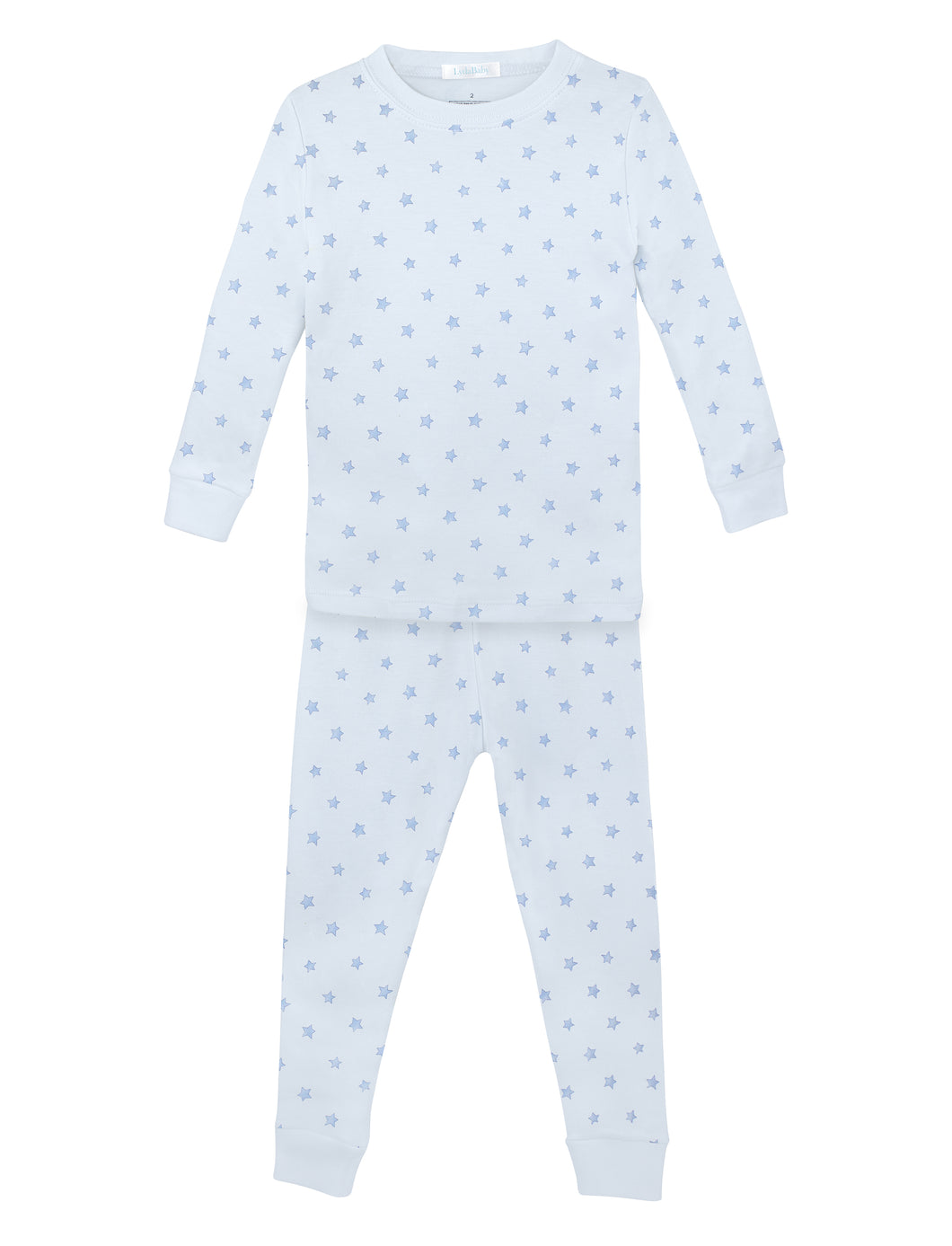 Festive Starts Light Blue PJ Set