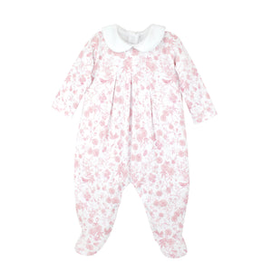 Autumn Garden Pink Footie