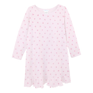 Festive Hearts Pink Nightgown