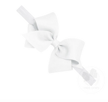 Mini King Grosgrain Bow on Matching Headband