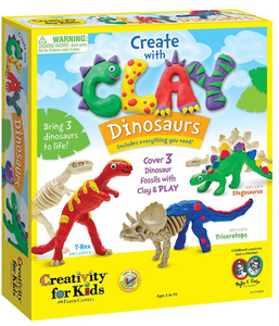 Create With Clay Dinosaurs