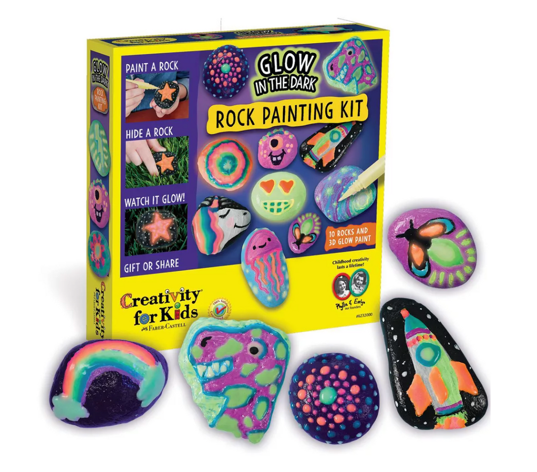 Glow In The Dark Rock Painting Kit