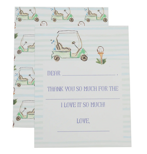 Golf Children's Thank you Notecards