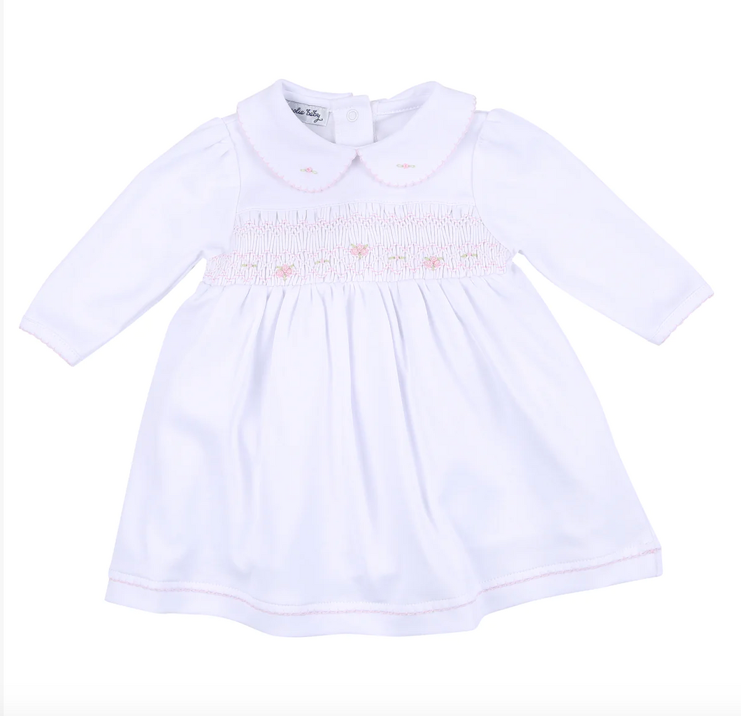 Alice And Andrew Smock Collared L/S Dress Set