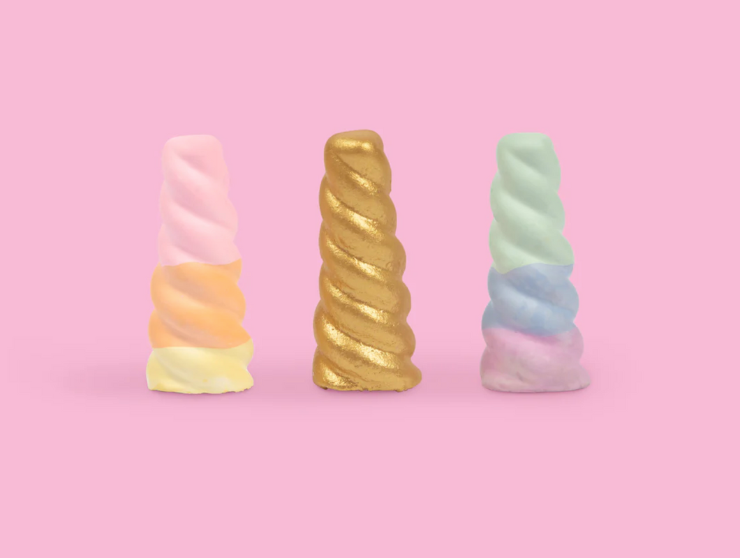 Rainbow Unicorn Horns Handmade Sidewalk Chalk