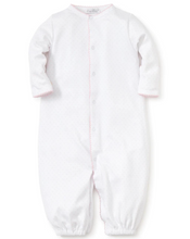 Kissy Dots Print Converter Gown - wht/pink
