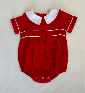 Boys Corduroy Bubble In Red