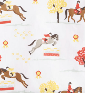 Carly Dress- Equestrian Print