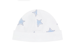 Blue Stars Print Hat