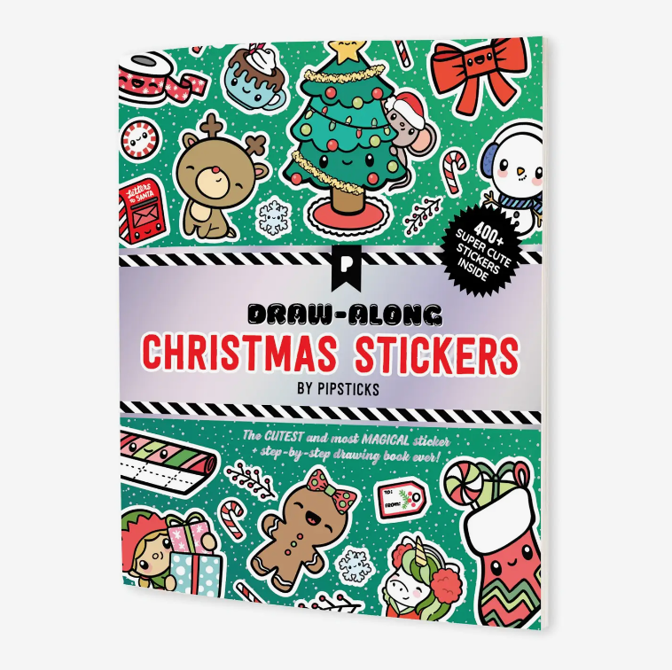 Draw Along Christmas Sticker Book