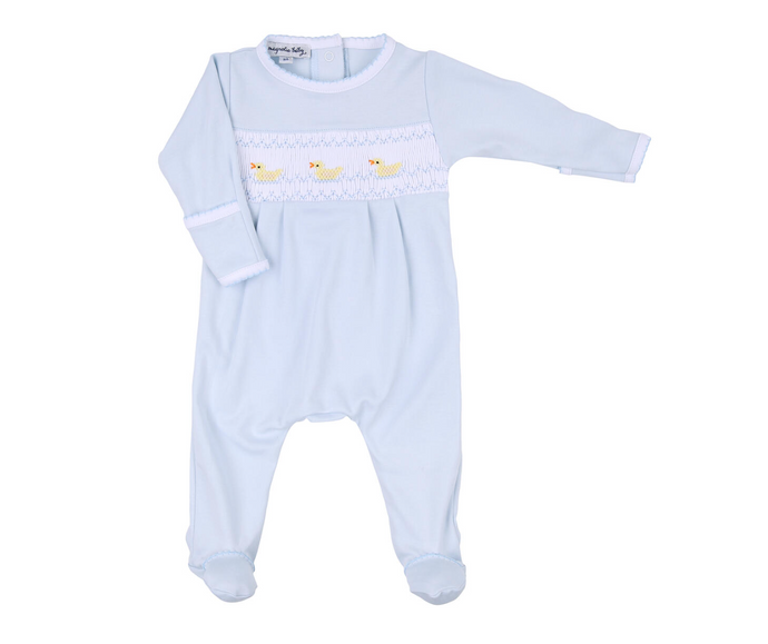 Just Ducky Classics Smocked Footie LB