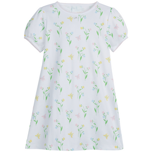 Printed T-shirt Dress - Butterfly
