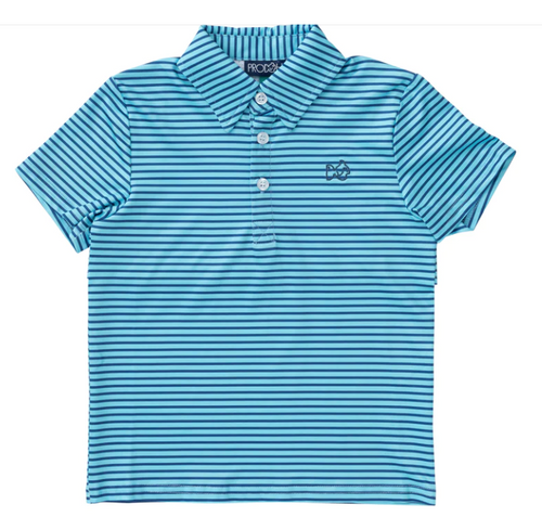 Pro Performance Polo - Scuba Stripe