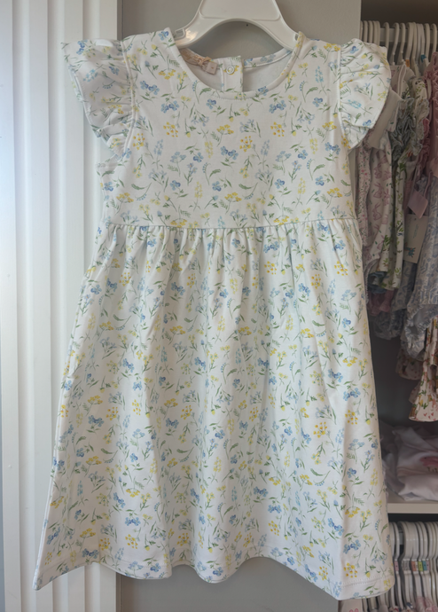 Delicate Wildflowers Dress with Ruffle