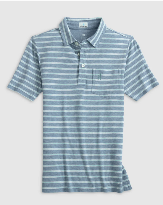 Matthis Coastal Stripe Polo Shirt