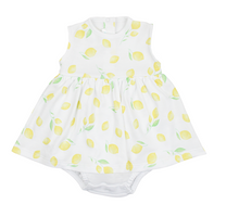 Lemon Dress With Snap-Bodysuit