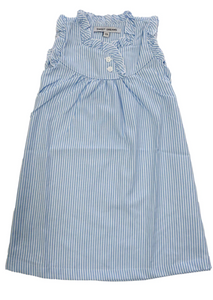 Blue/White Stripes Nightgown