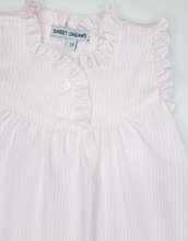 Pink/White Stripes Nightgown