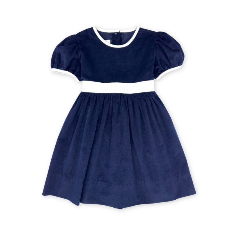 Blissful Band Dress in High Point Navy Cord 1Z 2Z 3Z Baby & Toddler Boutique Blissful Band Dress in High Point Navy Cord 1Z 2Z 3Z Baby & Toddler Boutique