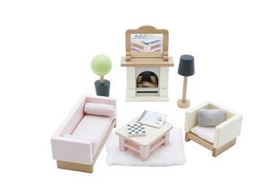 Wooden Dolls House Sitting Room