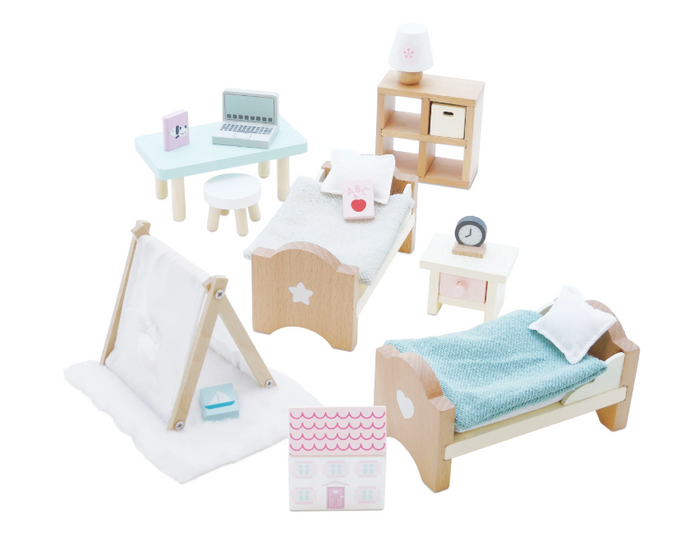 Dolls House Child's Bedroom Furniture