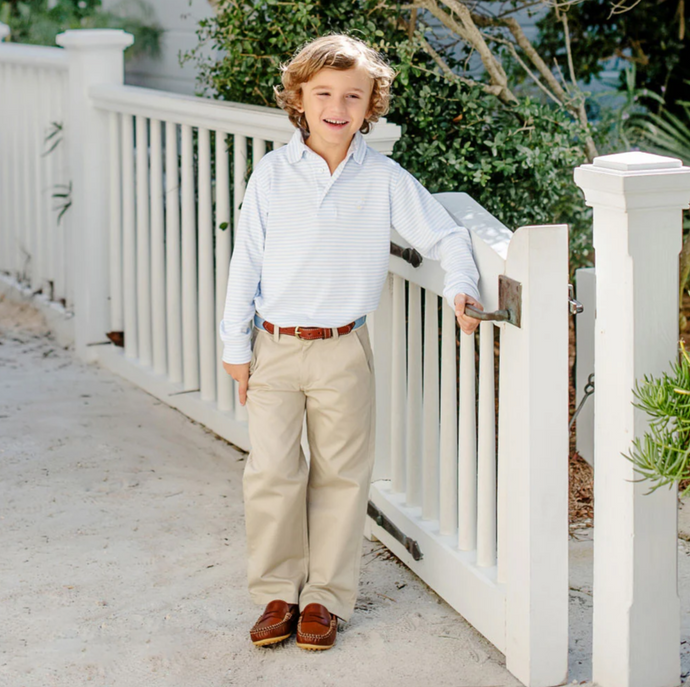 Prep School Pant in Keeneland Khaki/Nantucket Navy