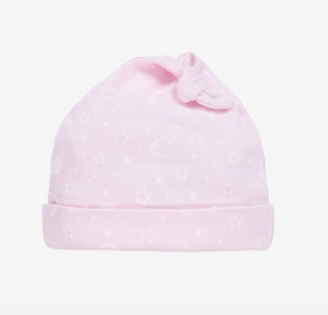 Crescent Moon Light Pink Hat Prt