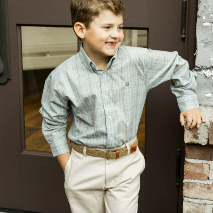 Button Down- Brownstone