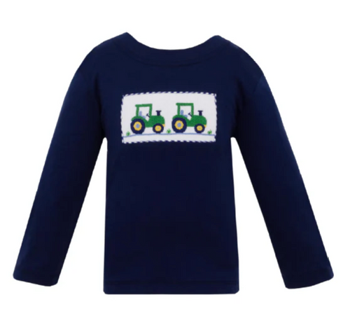 Smocked Tractor Tee