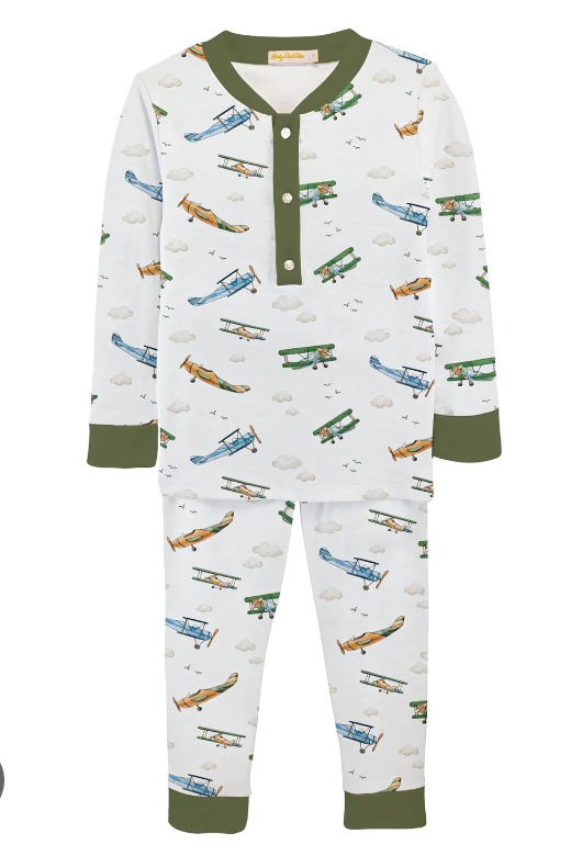 Airplanes Printed Pajamas