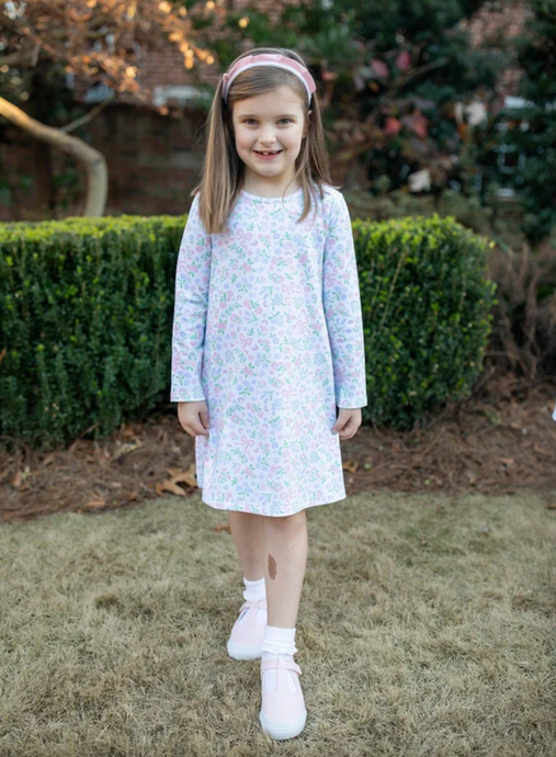 Dotsy Floral L/S Play Dress