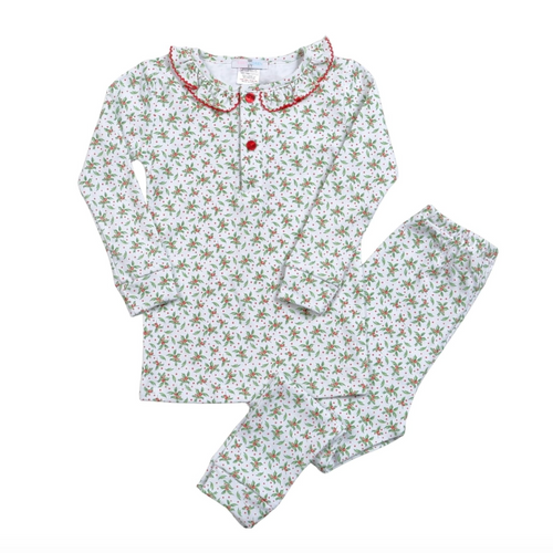 Christmas Garlands Pima Two Pcs Loungewear