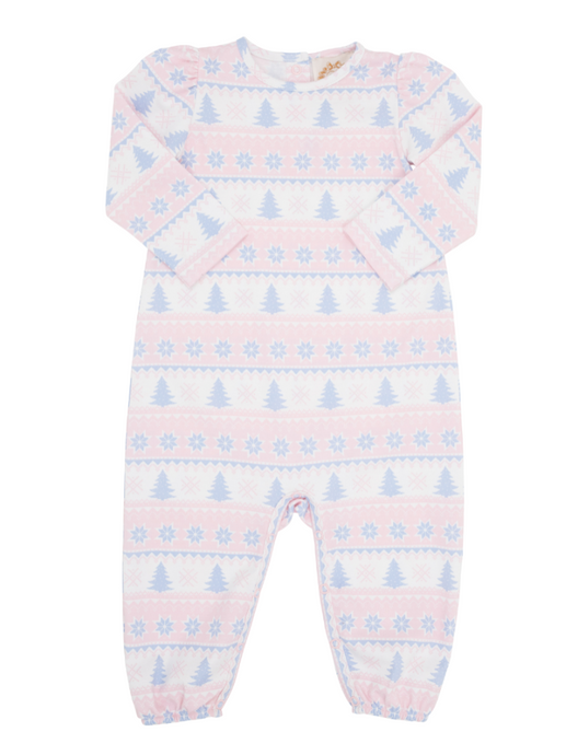 Long Sleeve Penny's Playsuit- Fairisle Flurries