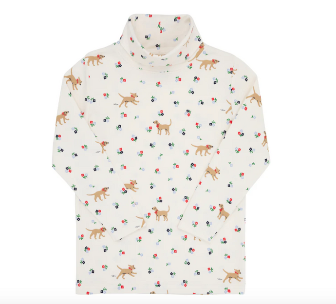 Tatum's Turtleneck Shirt - Mae Park Mini Floral