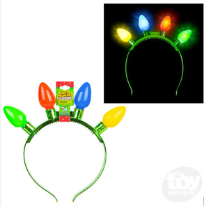 Light-Up Christmas Bulb Headband